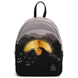 Loungefly‎ Disney Nightmare Before Christmas Golden Moon mini Backpack